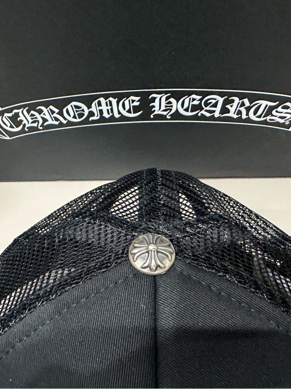 🖤 CHROME HEARTS LIMITED NYC BLACK TRUCKER HAT, NEW! SHOPPING BAG 🖤 - Picture 5 of 6